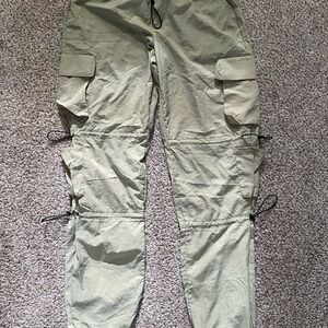 Garage Ladies Olive Cargo Utility Pants - Lightweight Tactical Style